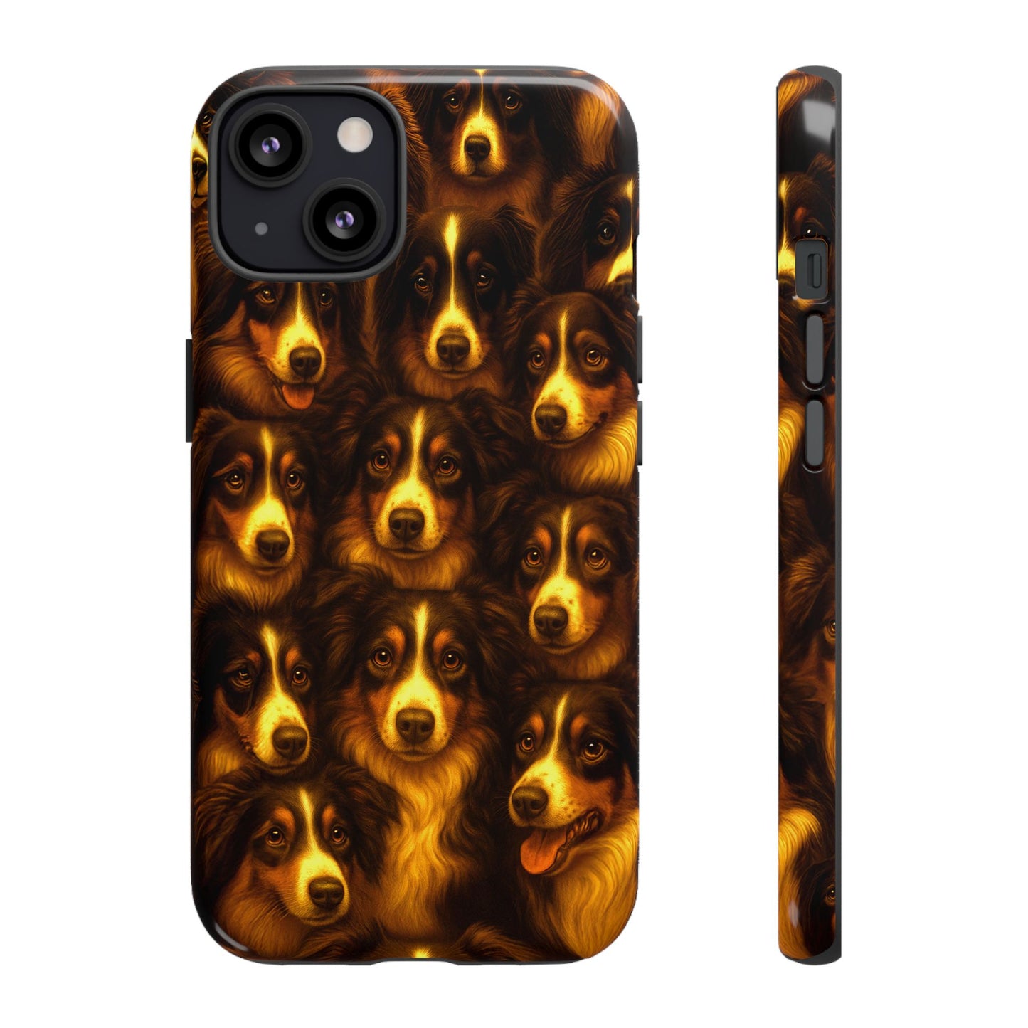 Australian Shepherd Dog Portrait Phone Case - Dog Lover Gift