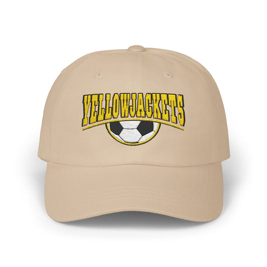 Embroidered Yellowjackets Soccer Hat – Varsity Style Embroidered Cap