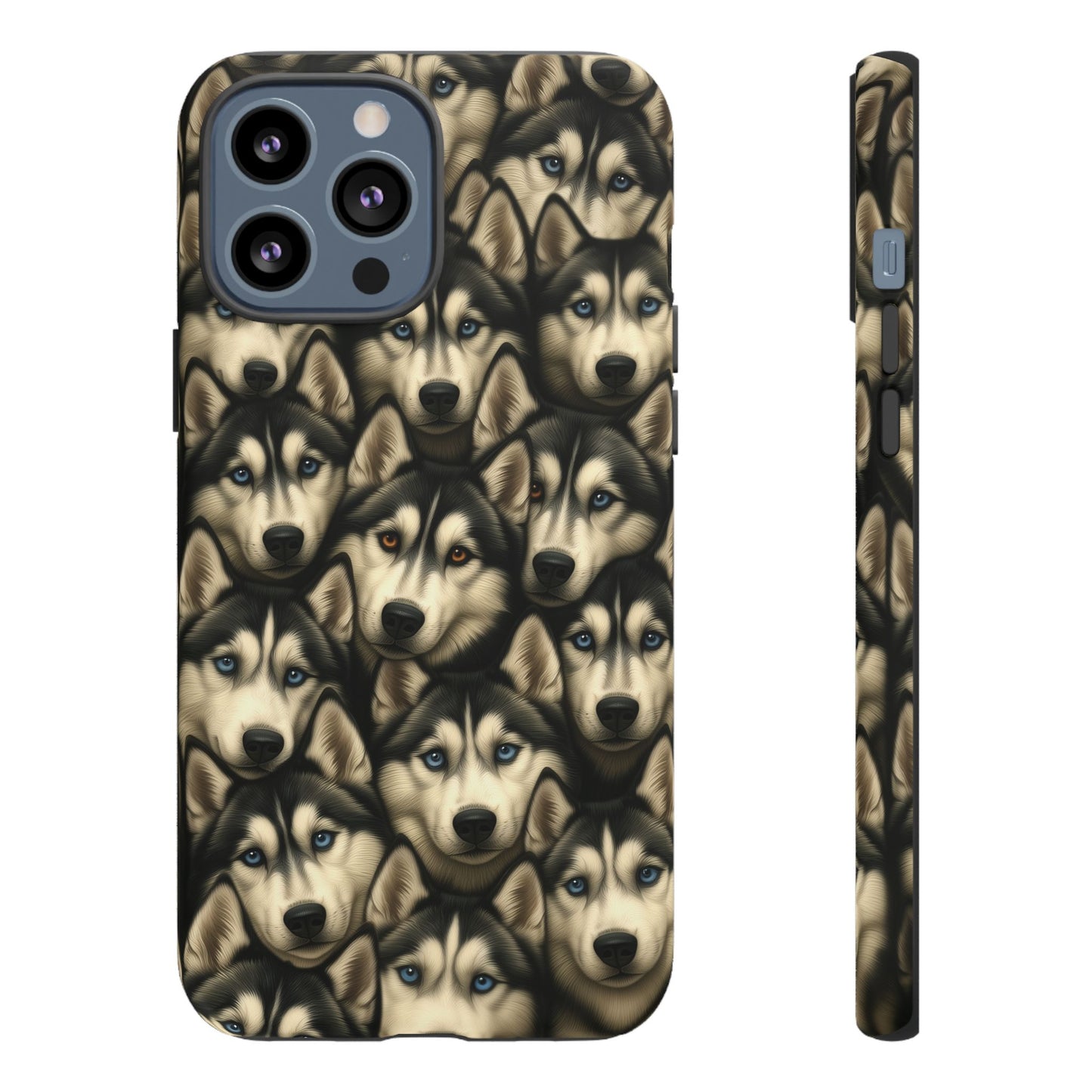 Siberian Husky Phone Case – Striking Blue-Eyed Dog Design