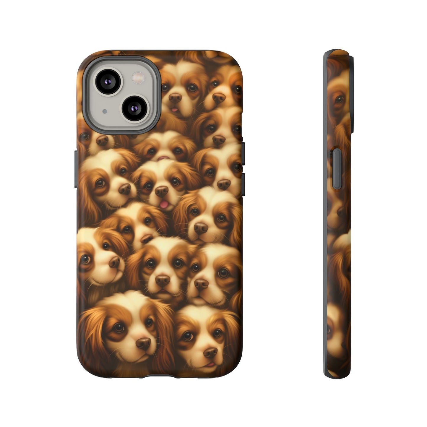 Cavalier King Charles Spaniel Phone Case – Elegant Dog Illustration