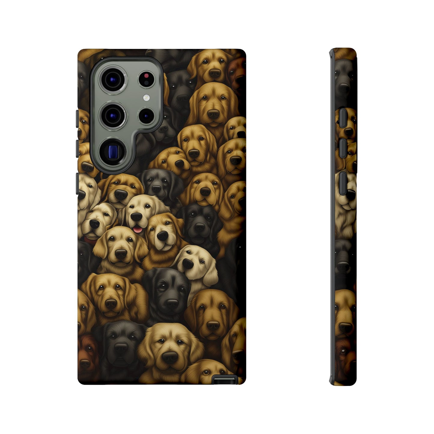 Retriever Pack Phone Case - Golden & Labrador Dog Lover Gift