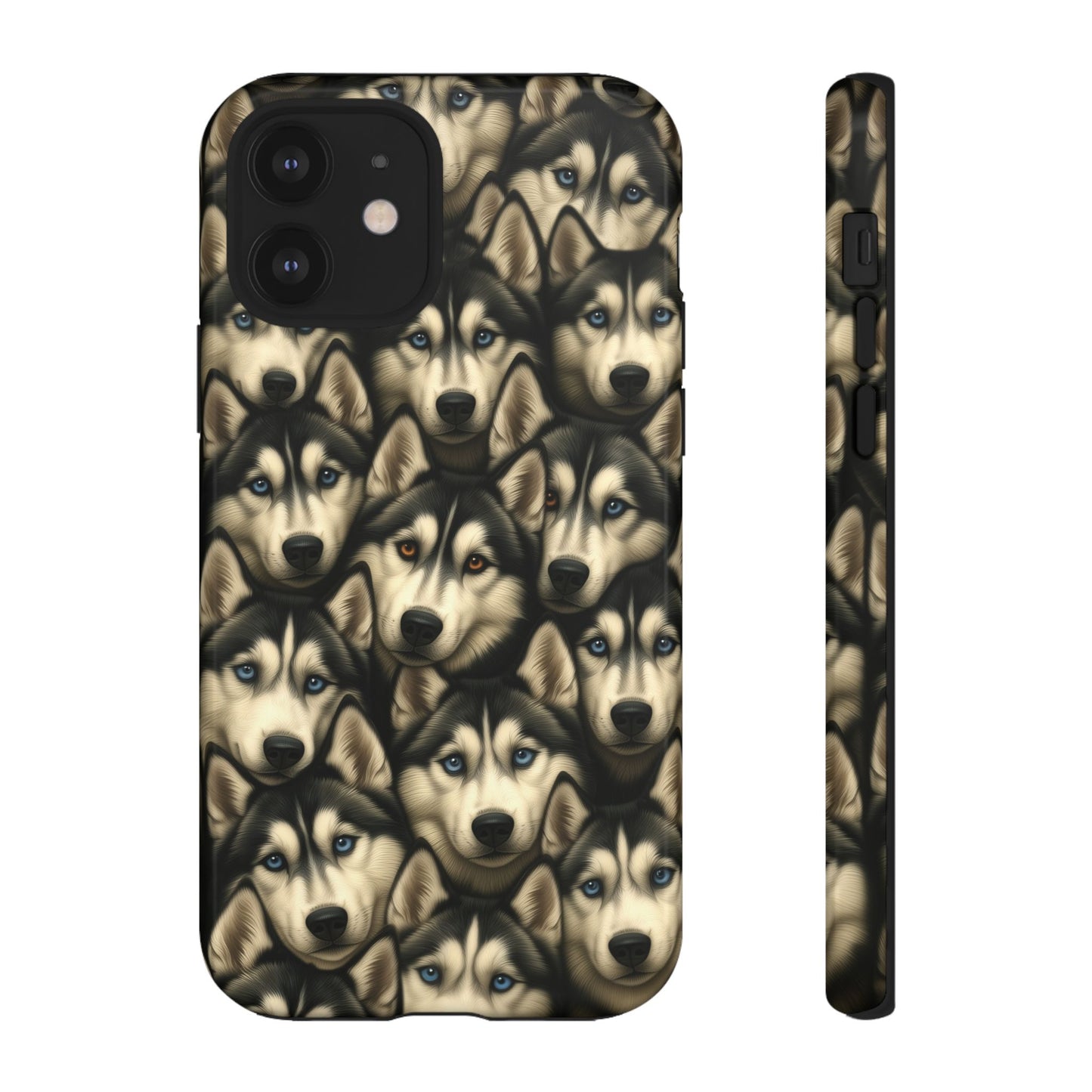 Siberian Husky Phone Case – Striking Blue-Eyed Dog Design