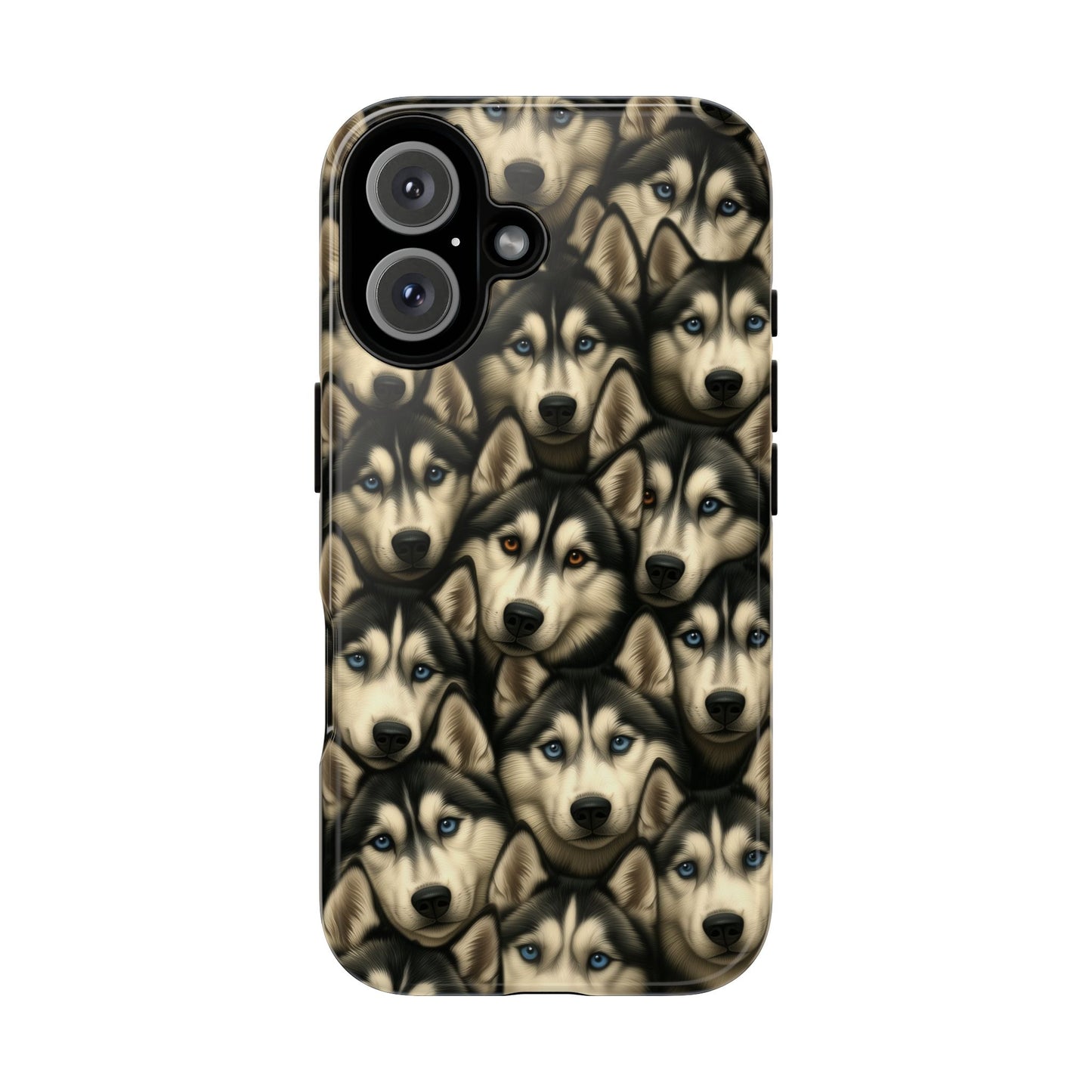 Siberian Husky Phone Case – Striking Blue-Eyed Dog Design