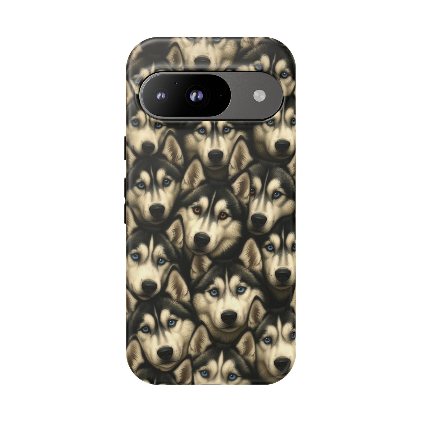 Siberian Husky Phone Case – Striking Blue-Eyed Dog Design