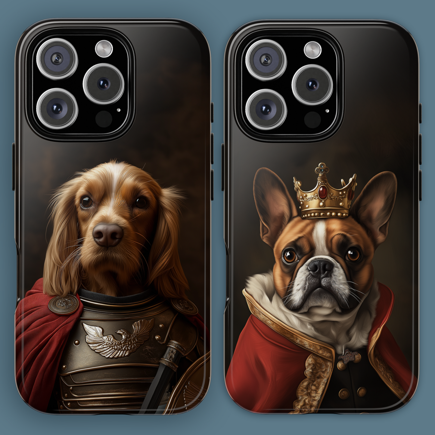 Custom Royal Dog Portrait Phone Case