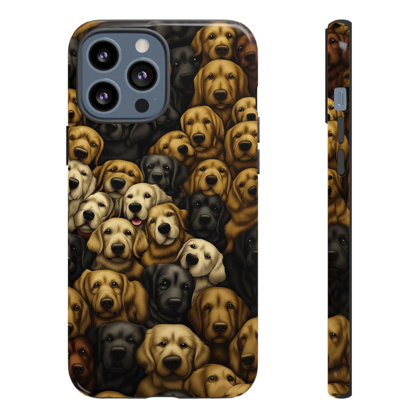 Retriever Pack Phone Case - Golden & Labrador Dog Lover Gift