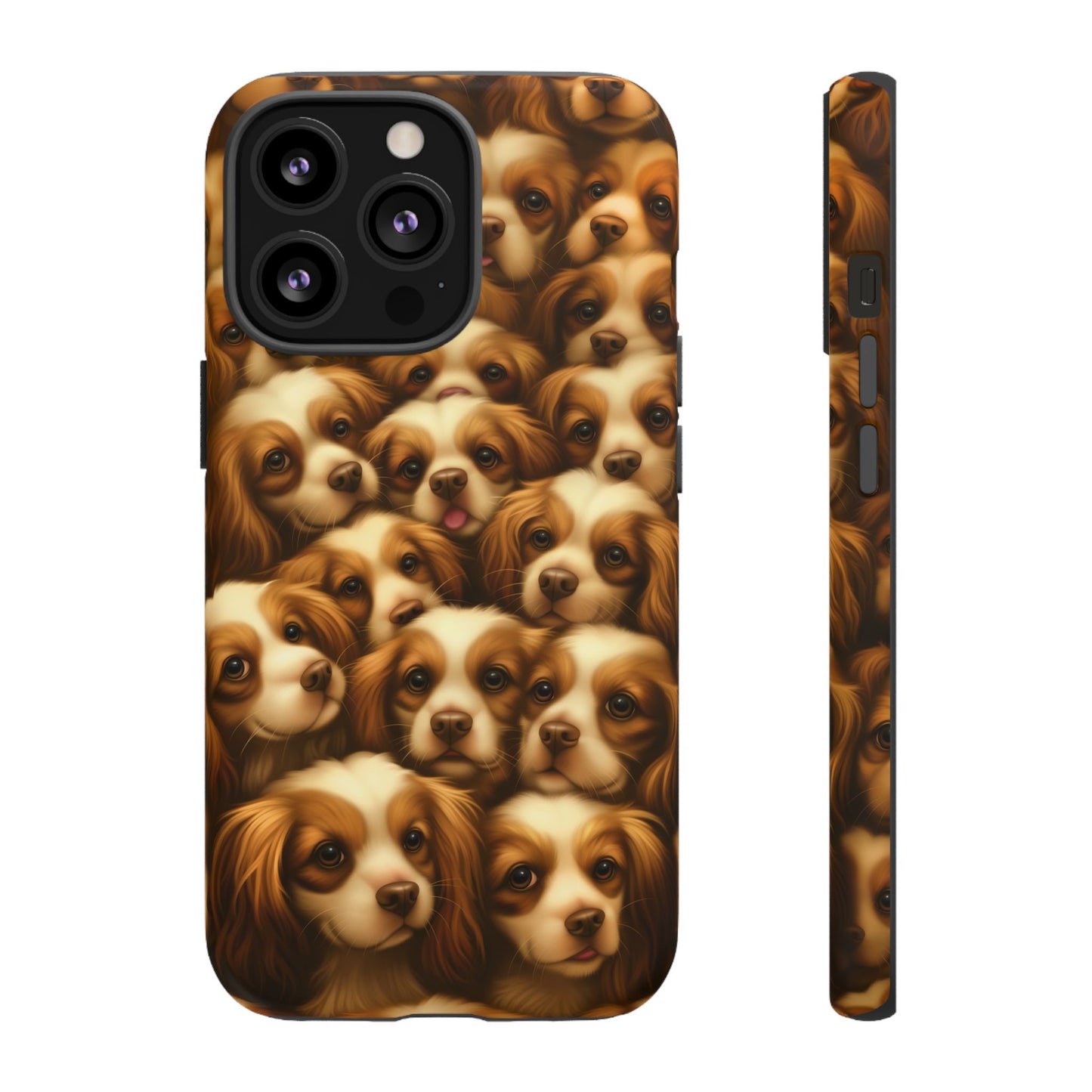 Cavalier King Charles Spaniel Phone Case – Elegant Dog Illustration