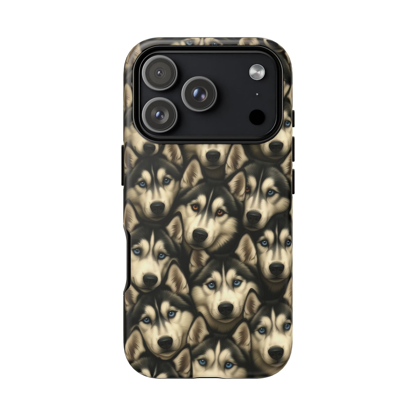 Siberian Husky Phone Case – Striking Blue-Eyed Dog Design