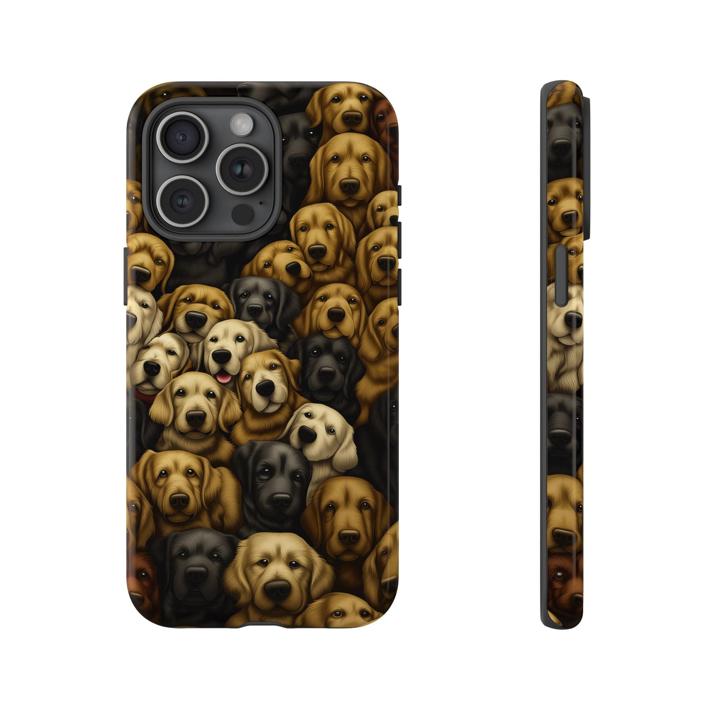 Retriever Pack Phone Case - Golden & Labrador Dog Lover Gift