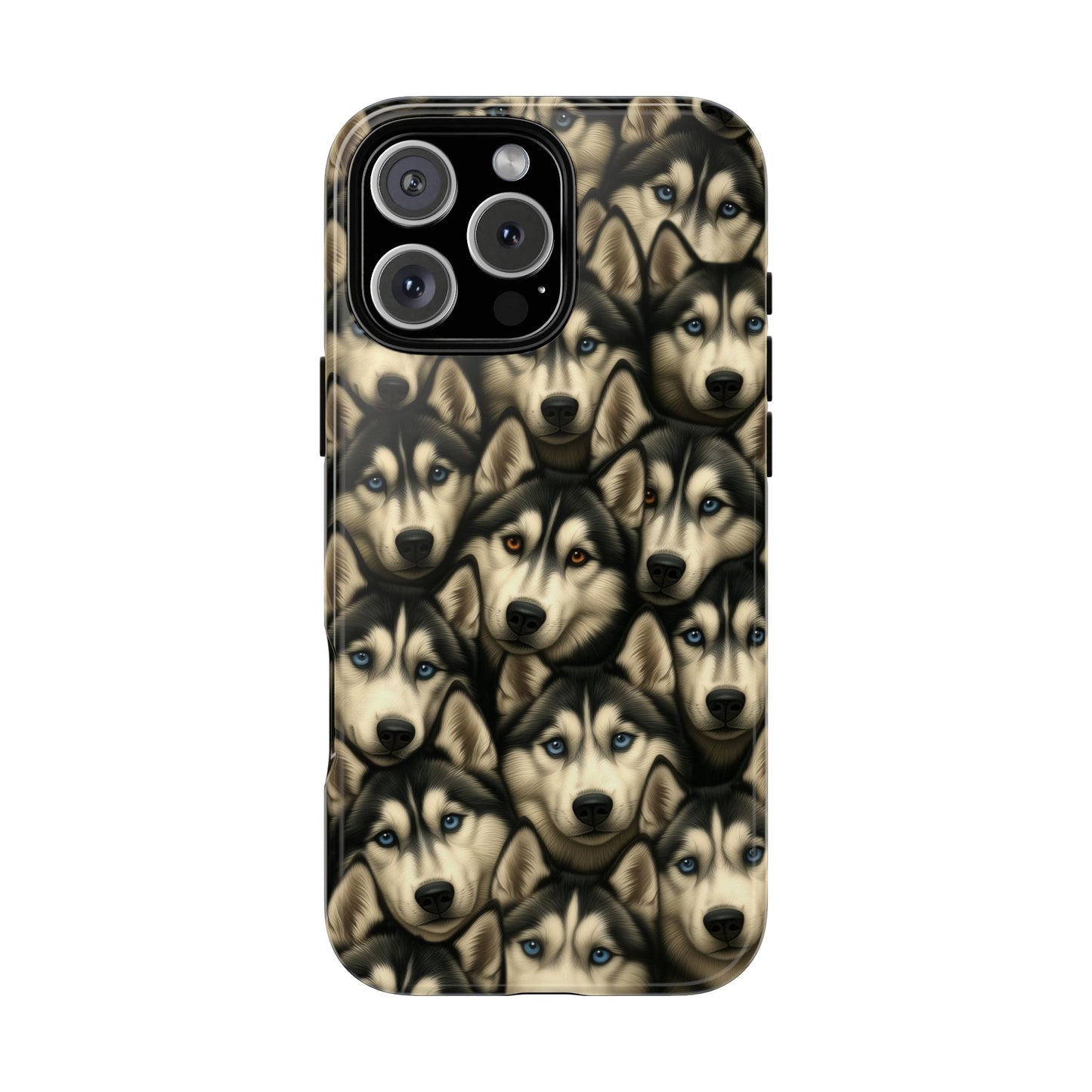 Siberian Husky Phone Case – Striking Blue-Eyed Dog Design