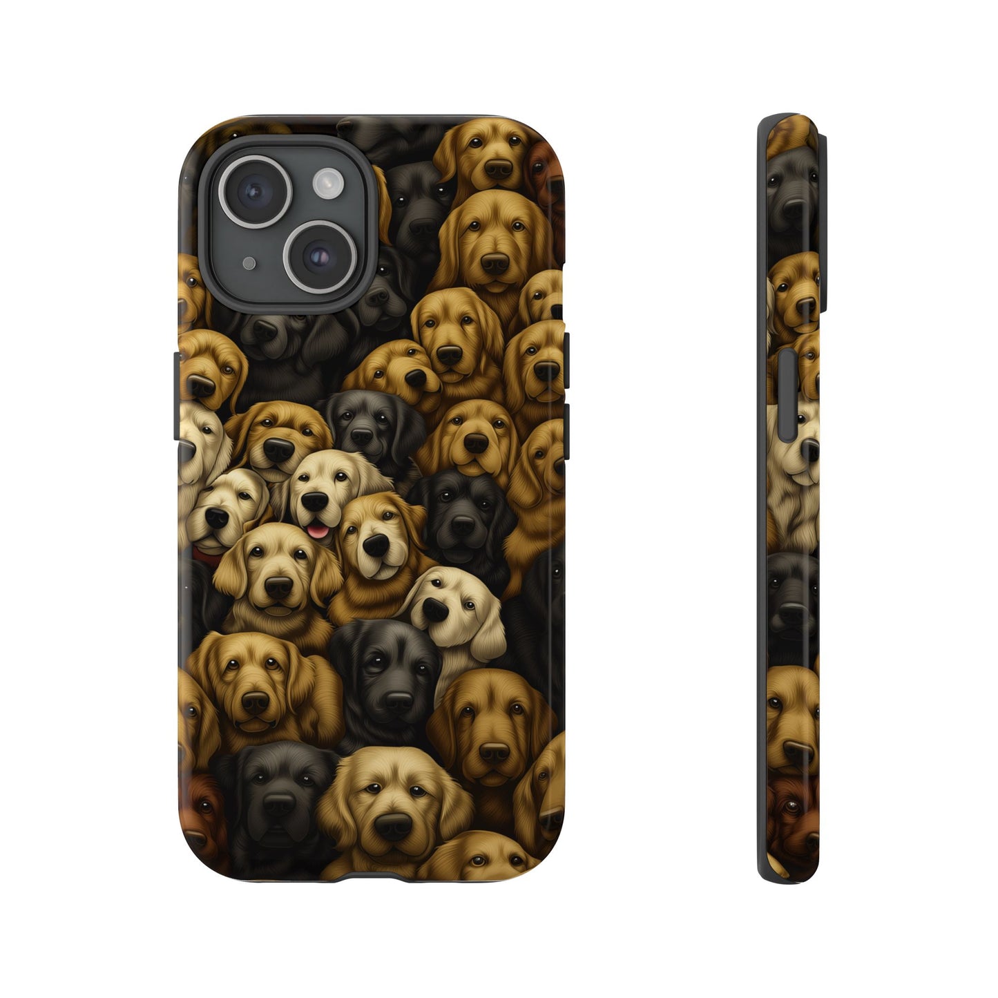 Retriever Pack Phone Case - Golden & Labrador Dog Lover Gift