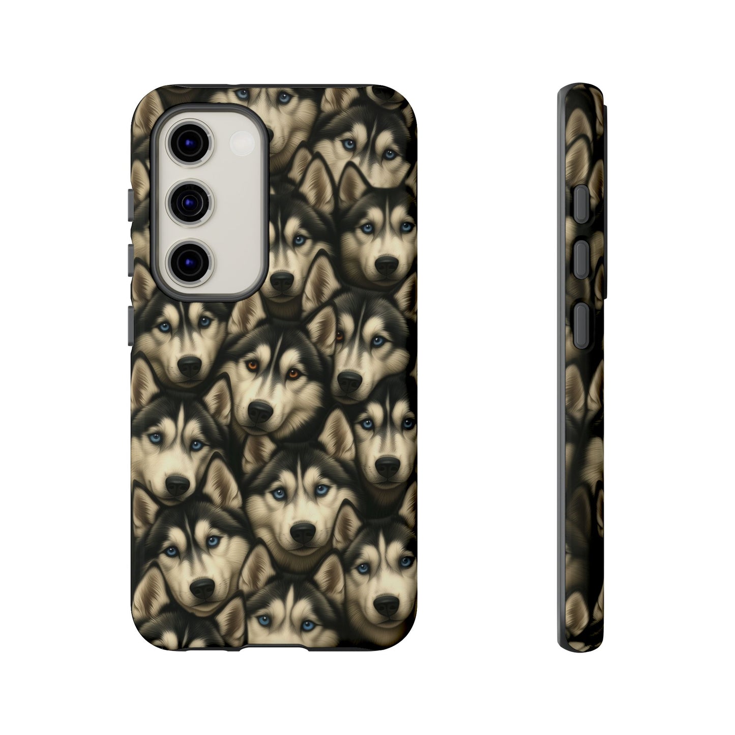 Siberian Husky Phone Case – Striking Blue-Eyed Dog Design
