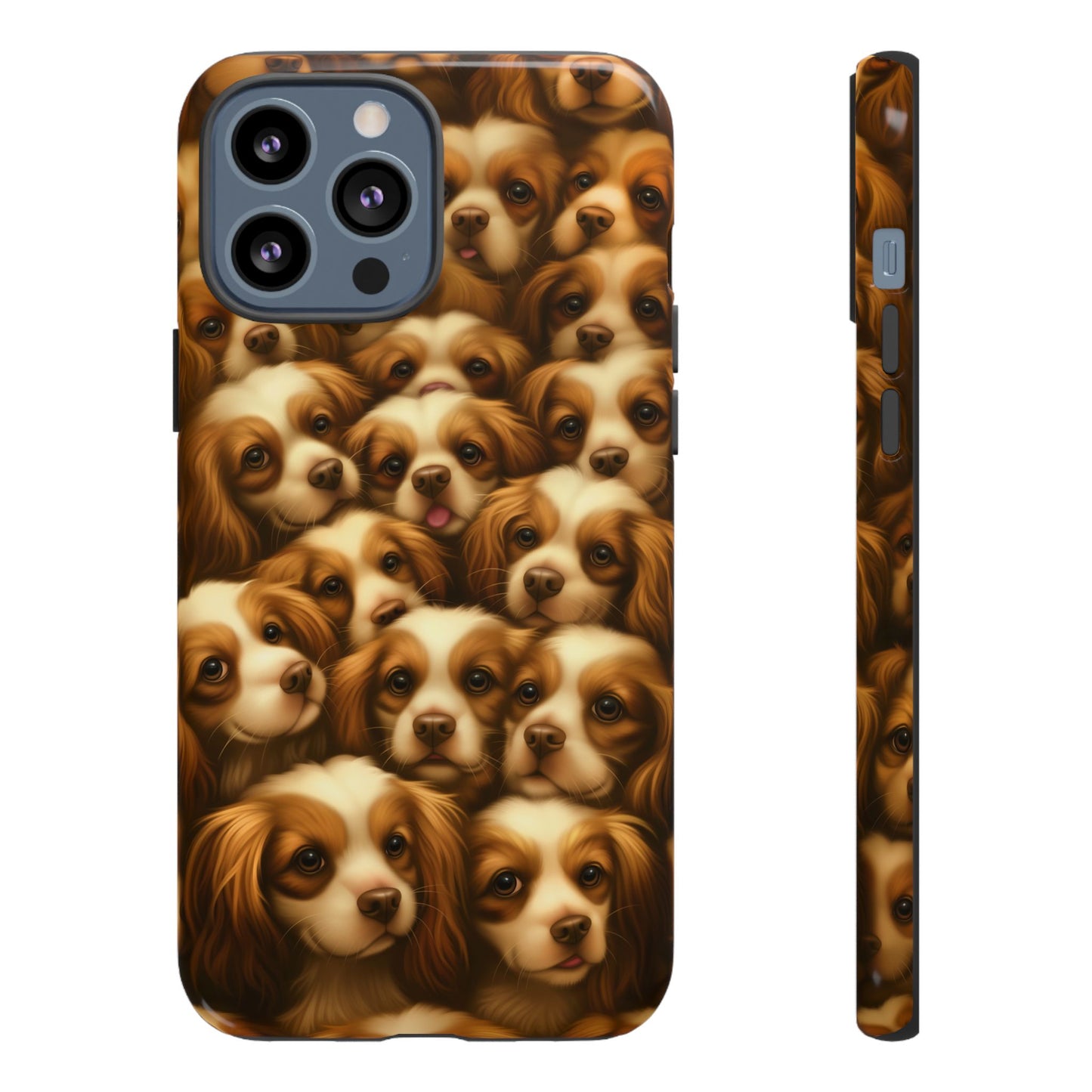 Cavalier King Charles Spaniel Phone Case – Elegant Dog Illustration