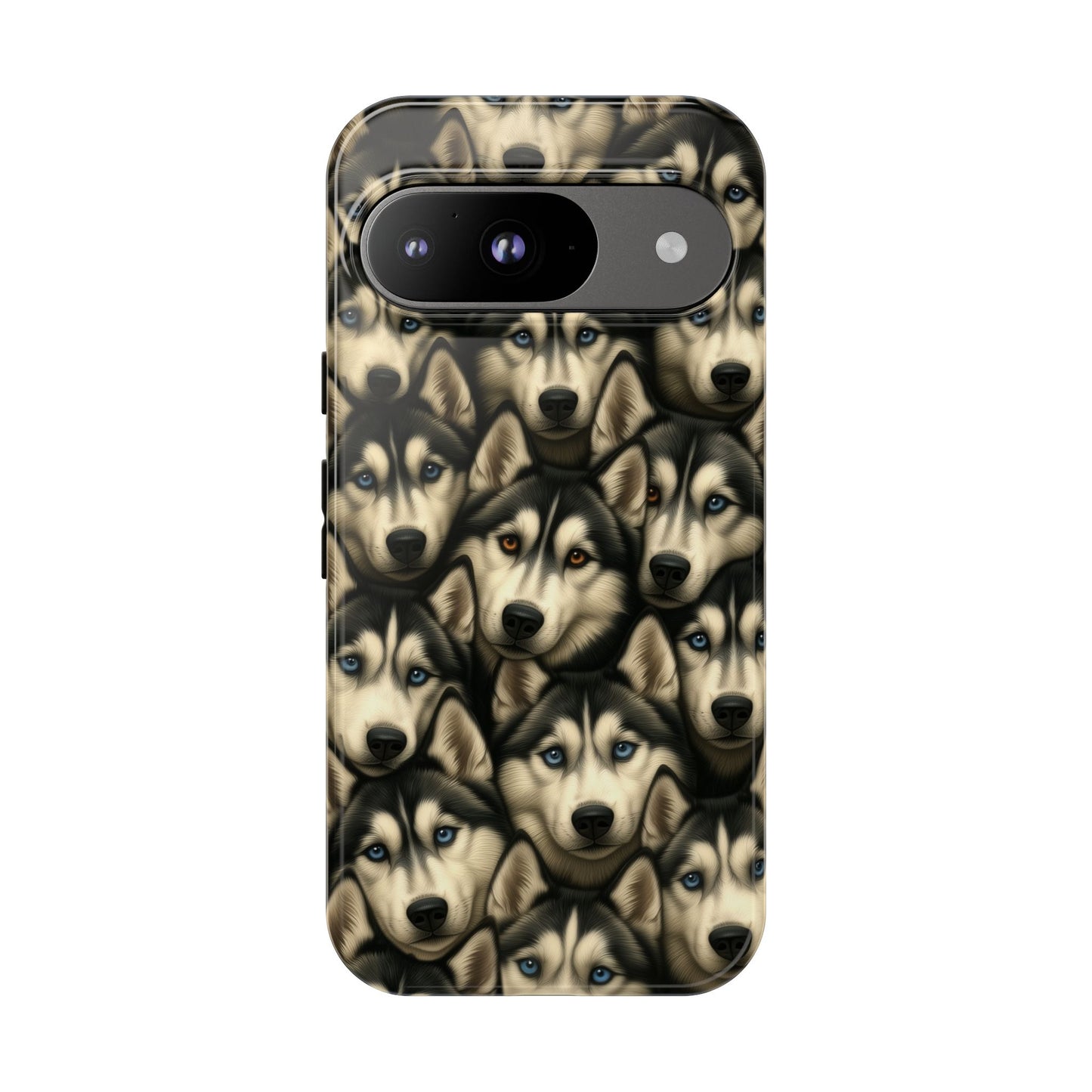 Siberian Husky Phone Case – Striking Blue-Eyed Dog Design
