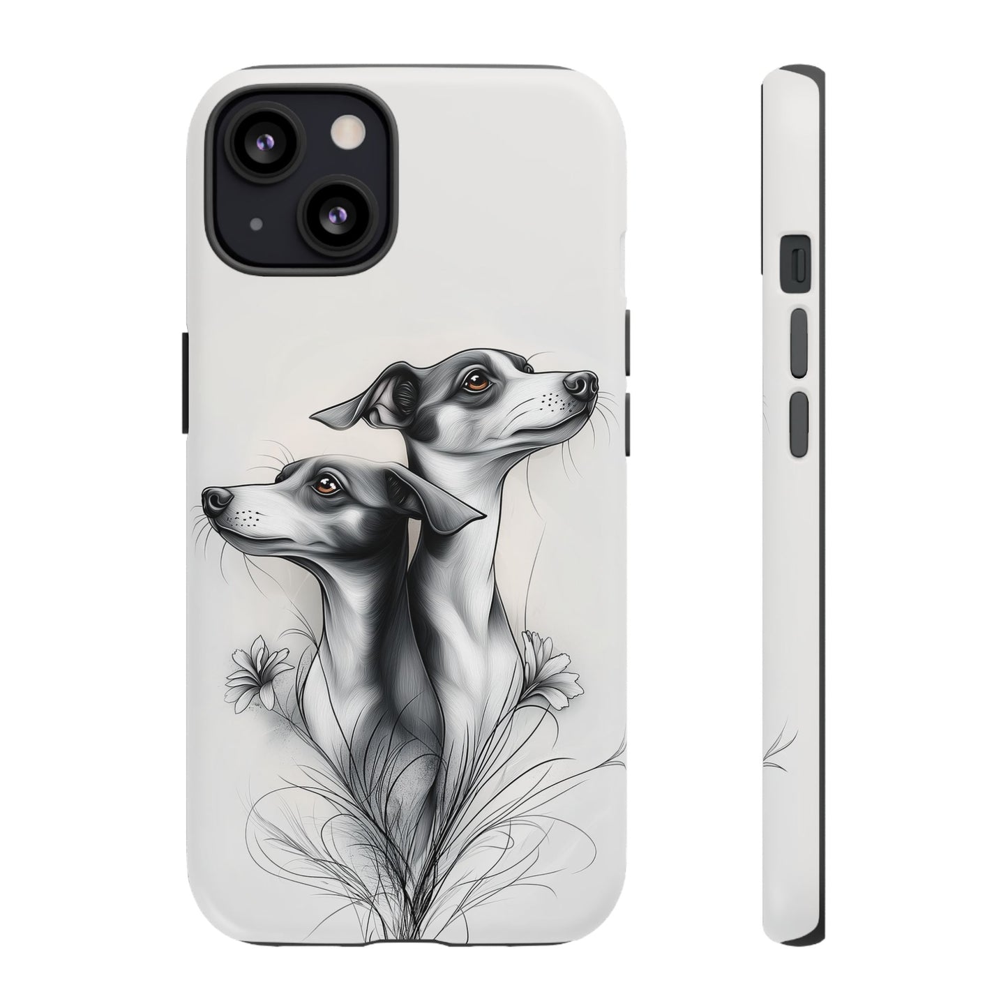 Whippet Phone Case, Elegant Dog Lover Gift