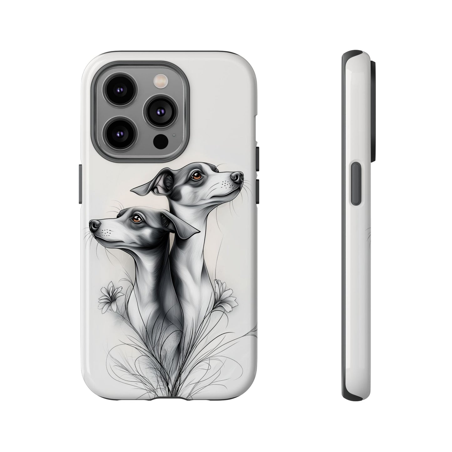 Whippet Phone Case, Elegant Dog Lover Gift