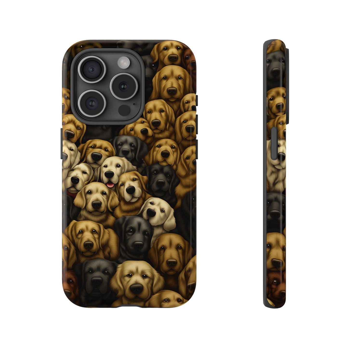 Retriever Pack Phone Case - Golden & Labrador Dog Lover Gift