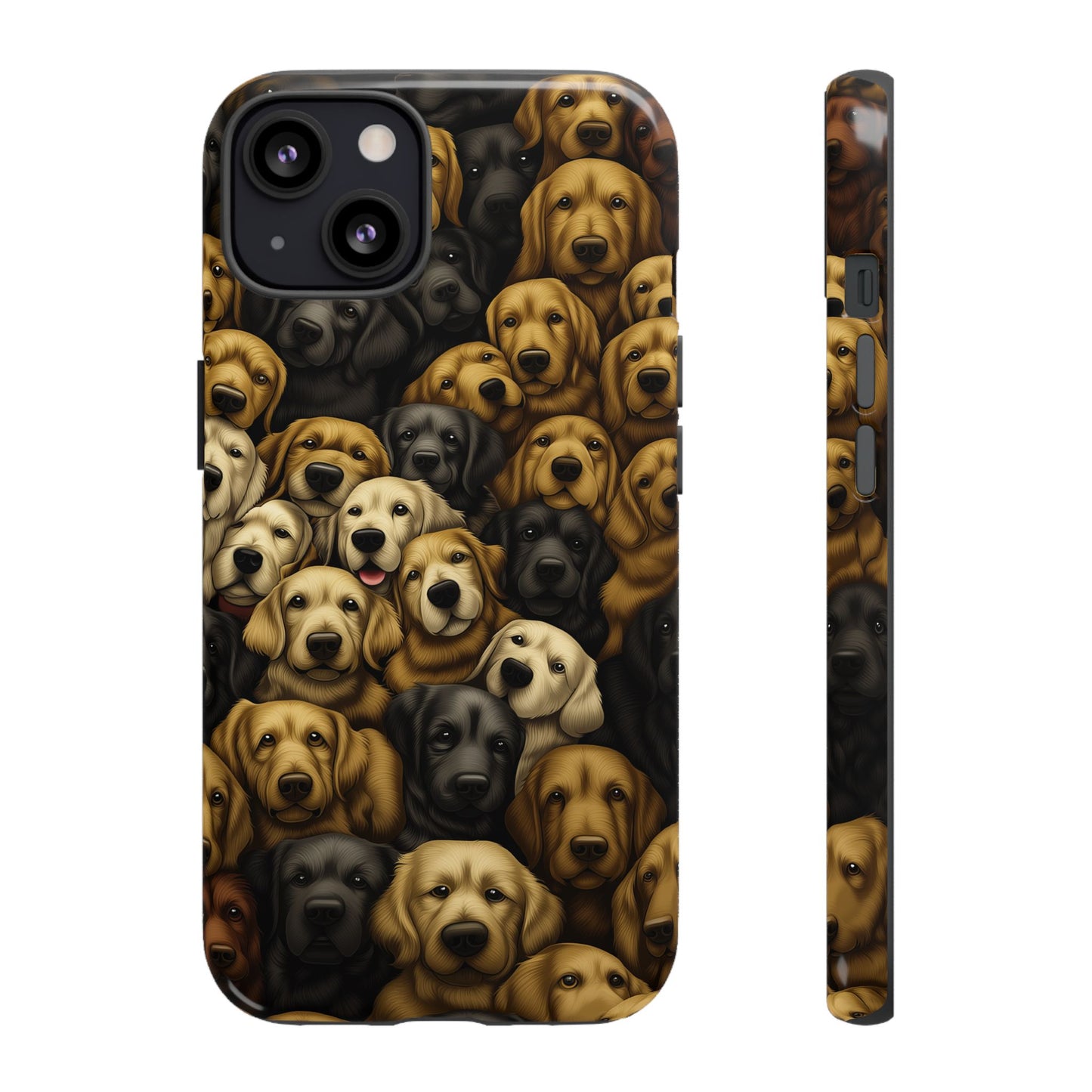 Retriever Pack Phone Case - Golden & Labrador Dog Lover Gift
