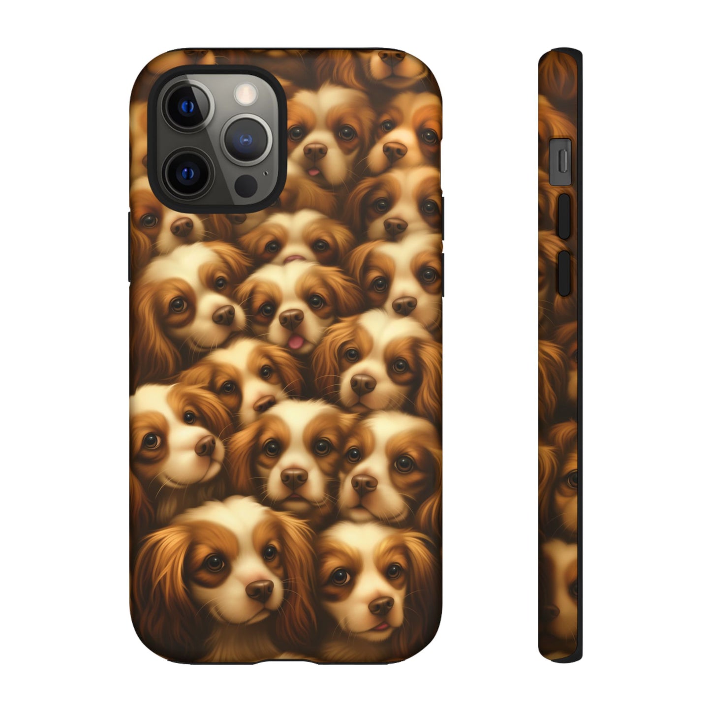 Cavalier King Charles Spaniel Phone Case – Elegant Dog Illustration