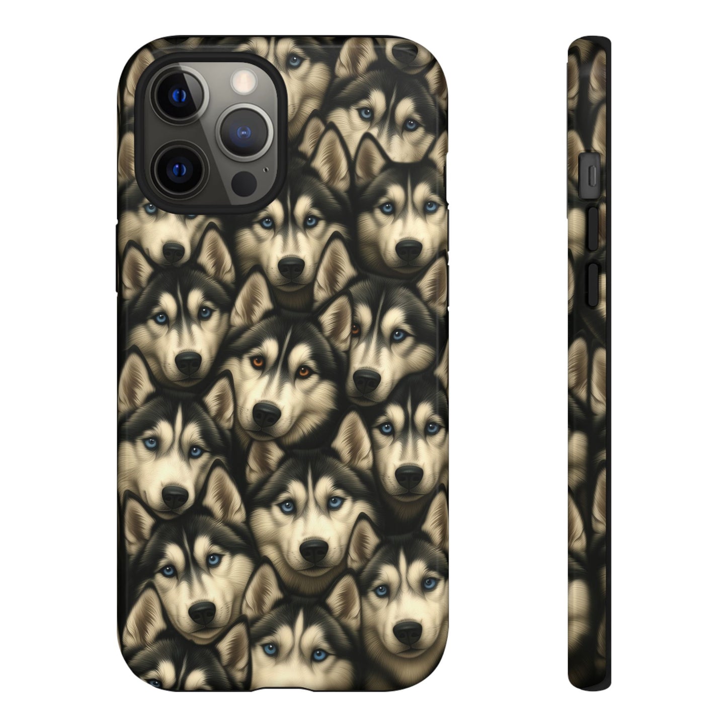 Siberian Husky Phone Case – Striking Blue-Eyed Dog Design