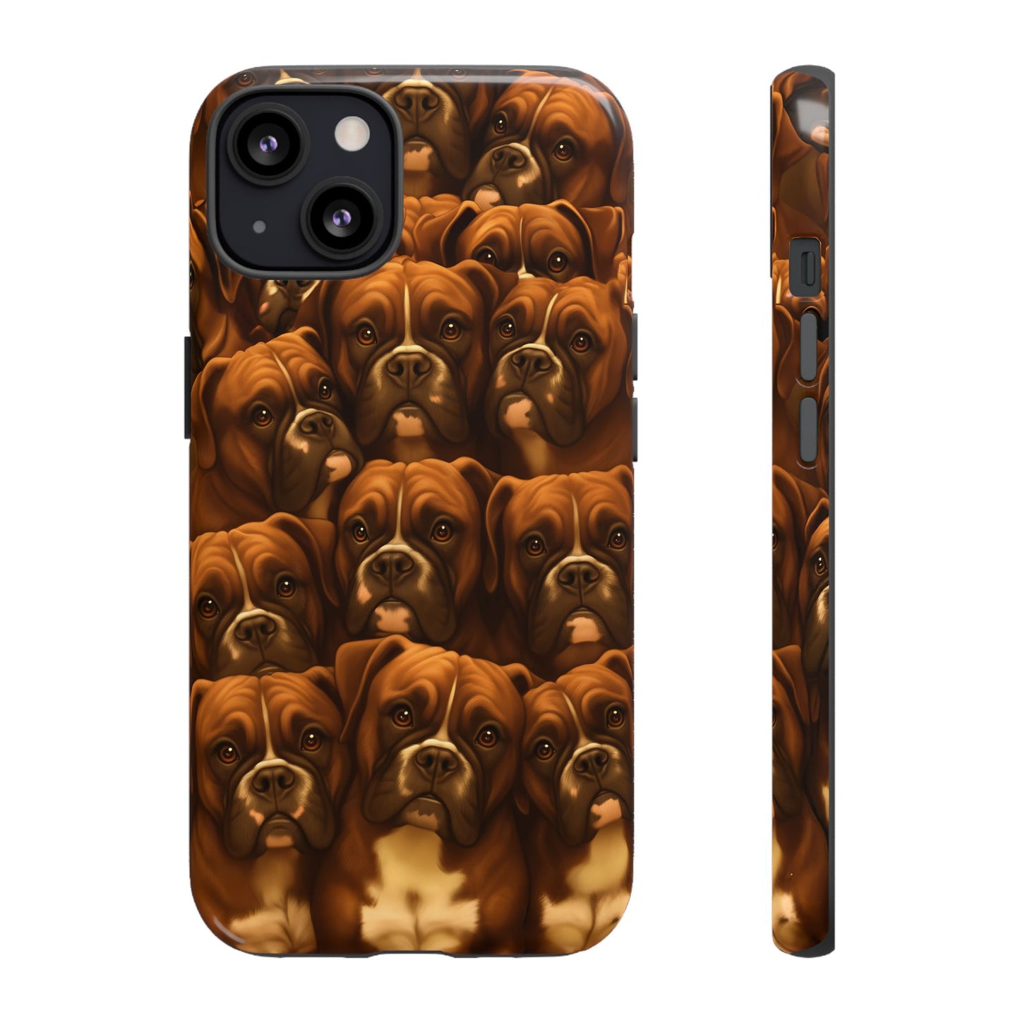 Boxer Dog Portrait Phone Case - Dog Lover Gift