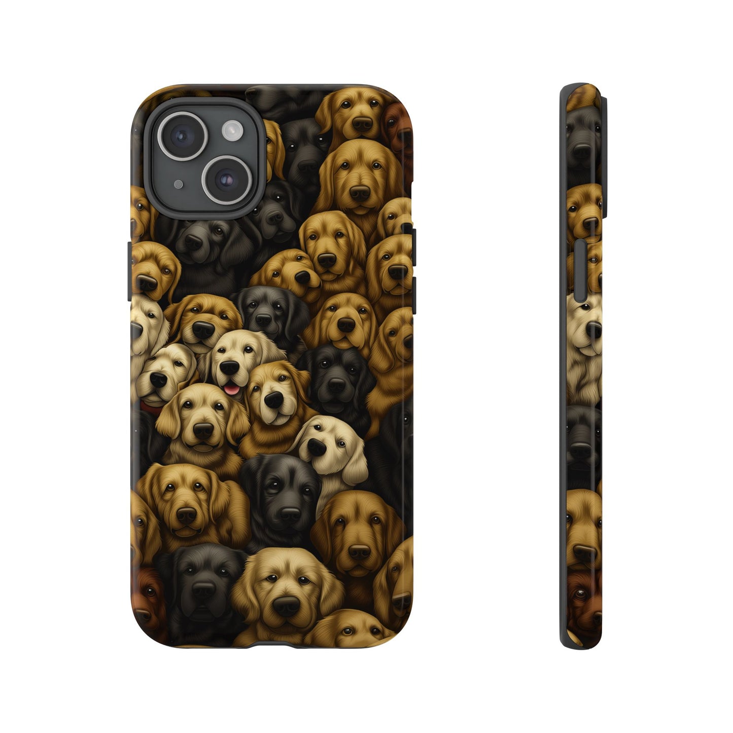 Retriever Pack Phone Case - Golden & Labrador Dog Lover Gift