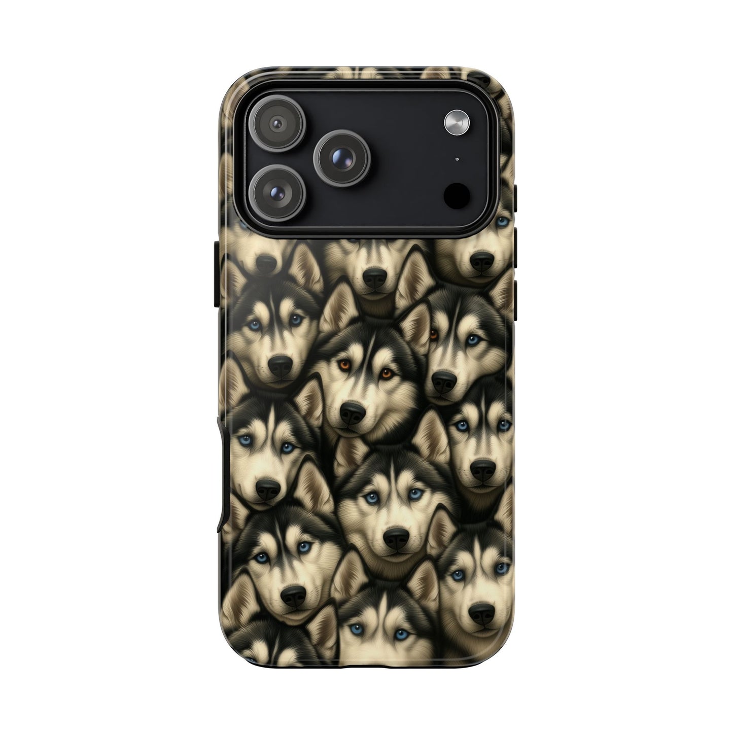 Siberian Husky Phone Case – Striking Blue-Eyed Dog Design