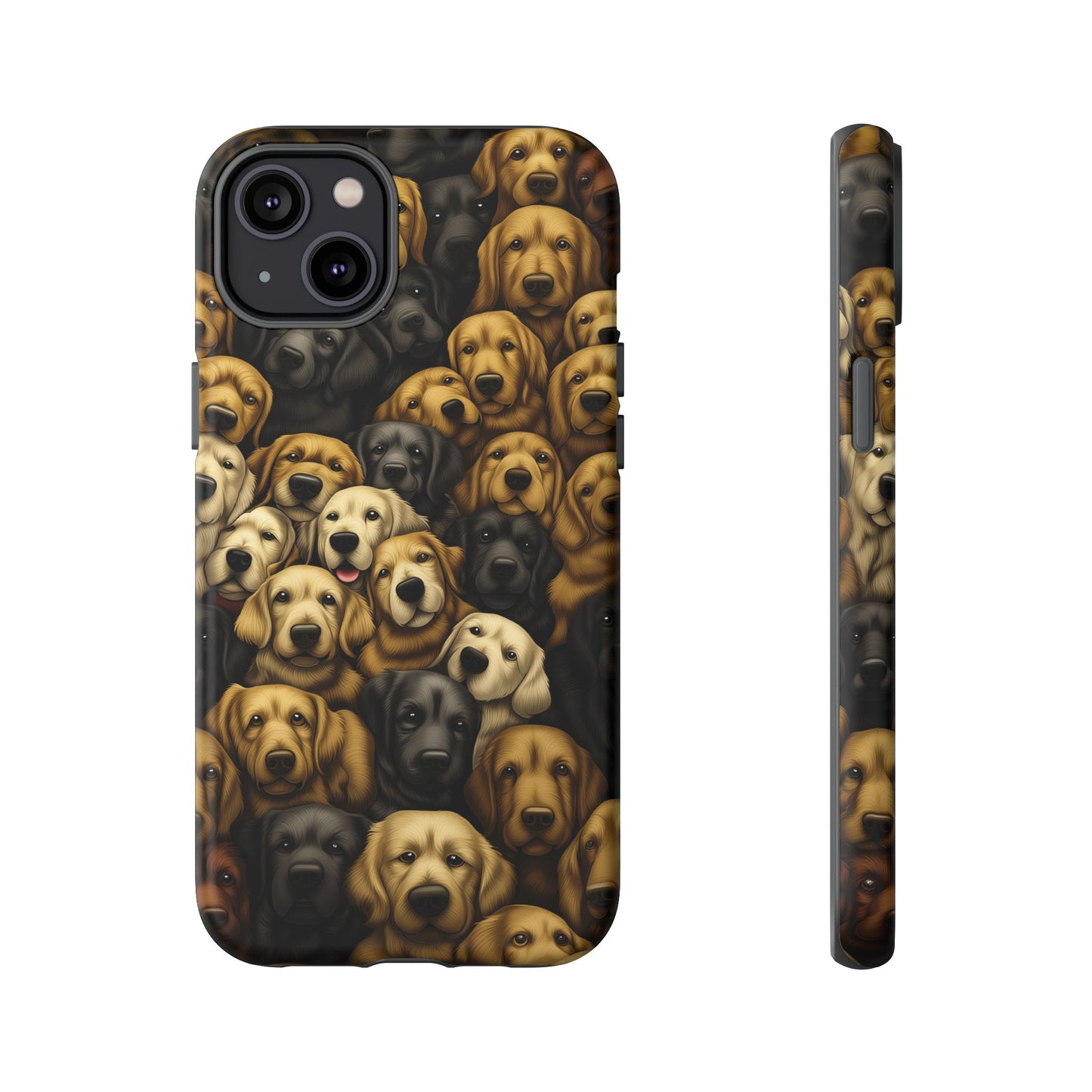 Retriever Pack Phone Case - Golden & Labrador Dog Lover Gift