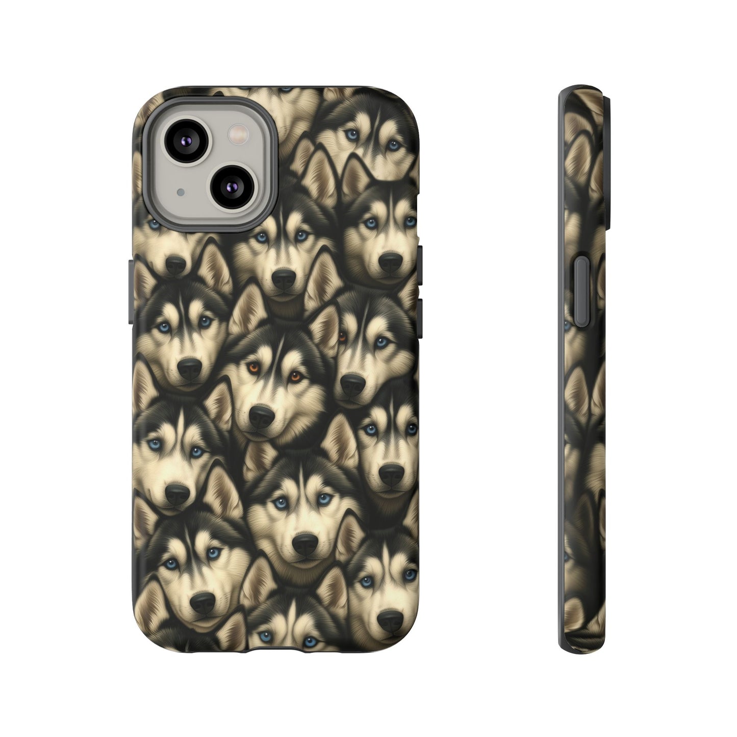 Siberian Husky Phone Case – Striking Blue-Eyed Dog Design