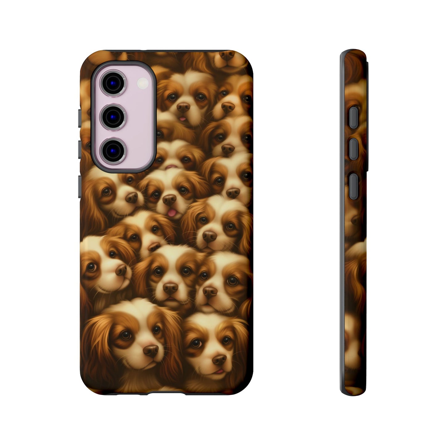 Cavalier King Charles Spaniel Phone Case – Elegant Dog Illustration