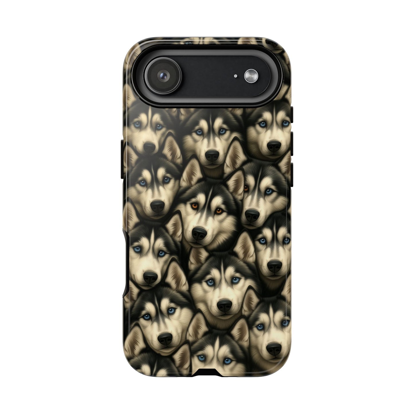 Siberian Husky Phone Case – Striking Blue-Eyed Dog Design