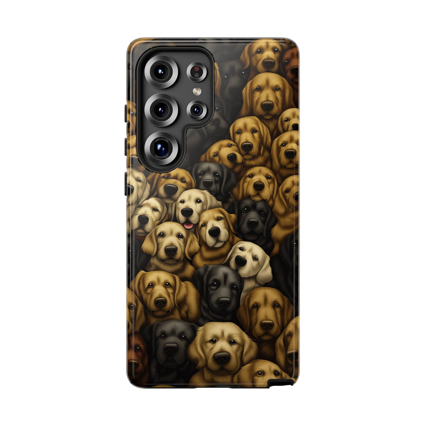 Retriever Pack Phone Case - Golden & Labrador Dog Lover Gift