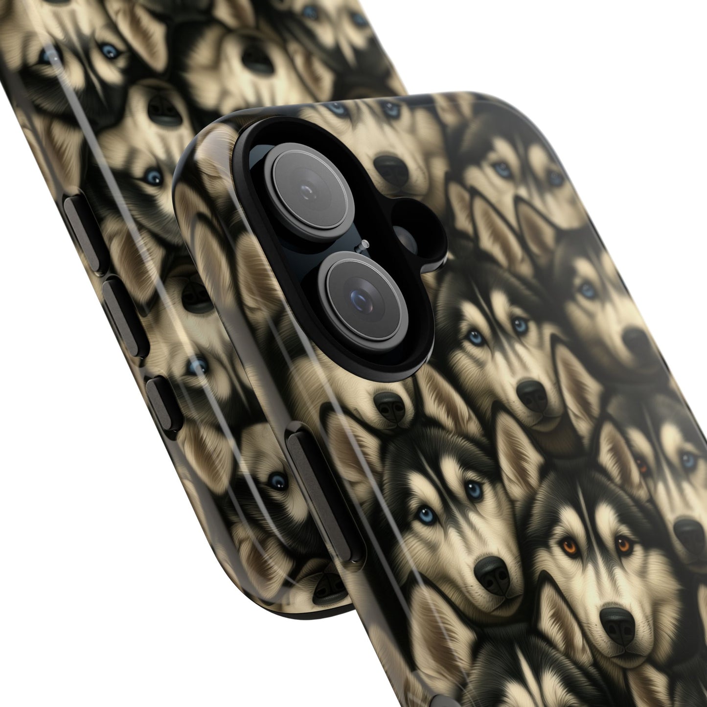 Siberian Husky Phone Case – Striking Blue-Eyed Dog Design