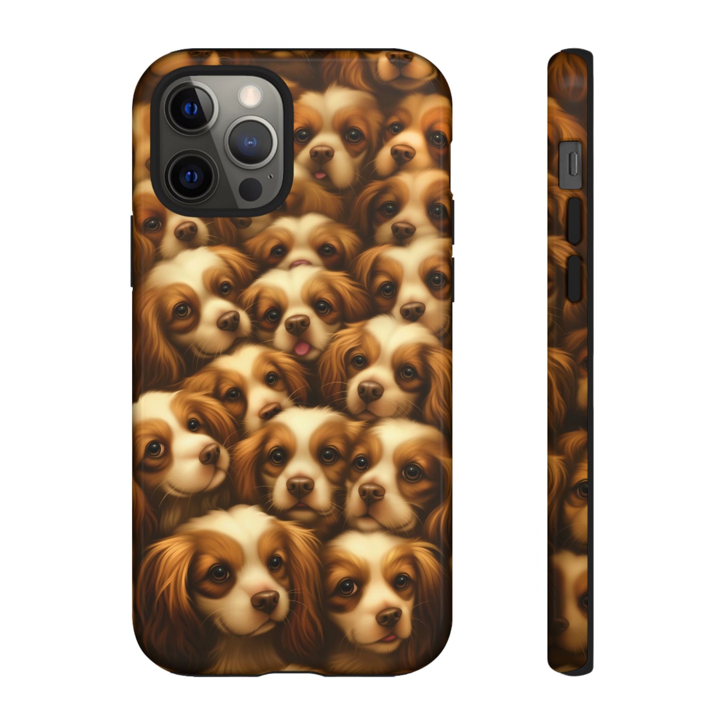Cavalier King Charles Spaniel Phone Case – Elegant Dog Illustration