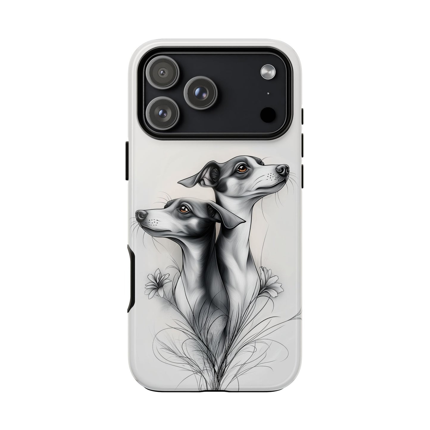 Whippet Phone Case, Elegant Dog Lover Gift
