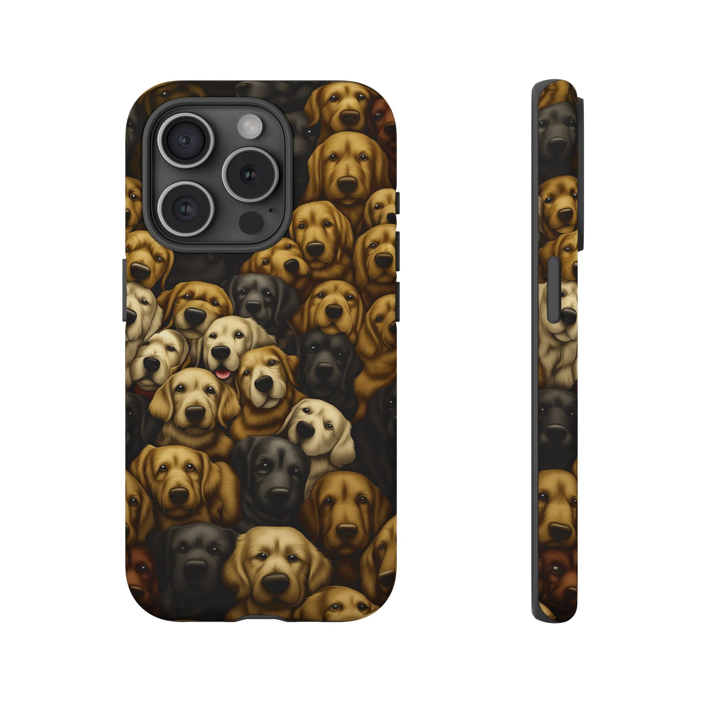 Retriever Pack Phone Case - Golden & Labrador Dog Lover Gift