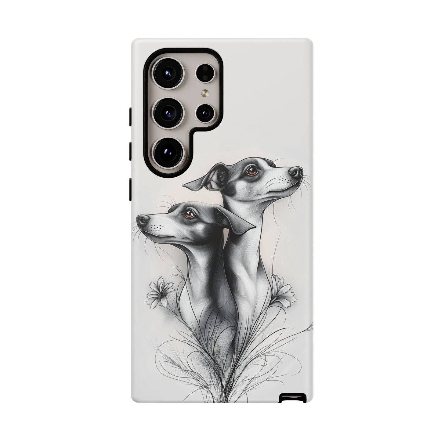 Whippet Phone Case, Elegant Dog Lover Gift