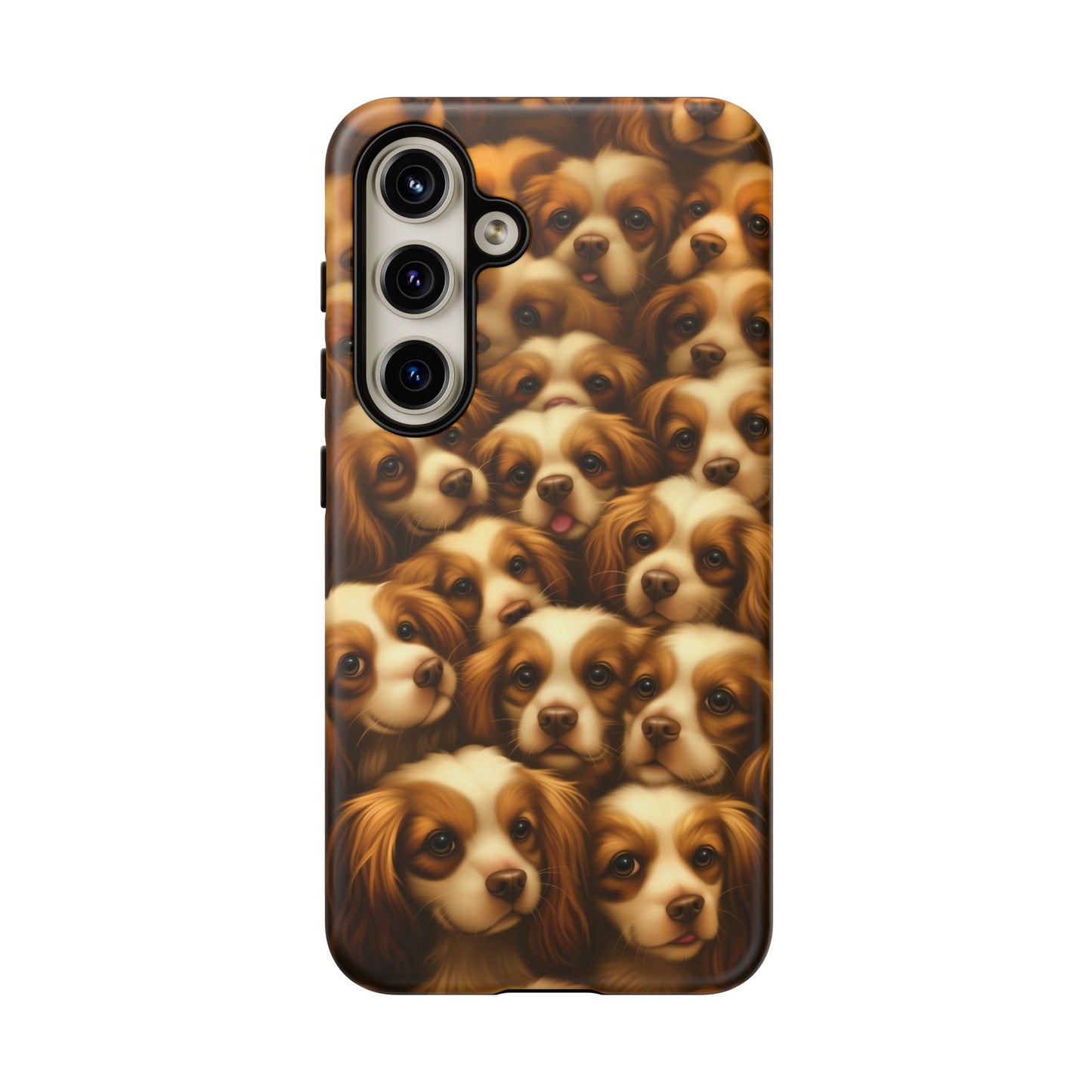 Cavalier King Charles Spaniel Phone Case – Elegant Dog Illustration