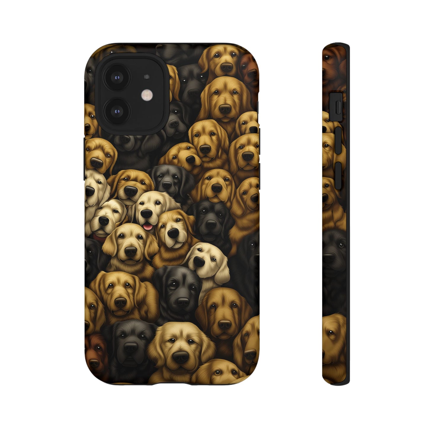 Retriever Pack Phone Case - Golden & Labrador Dog Lover Gift