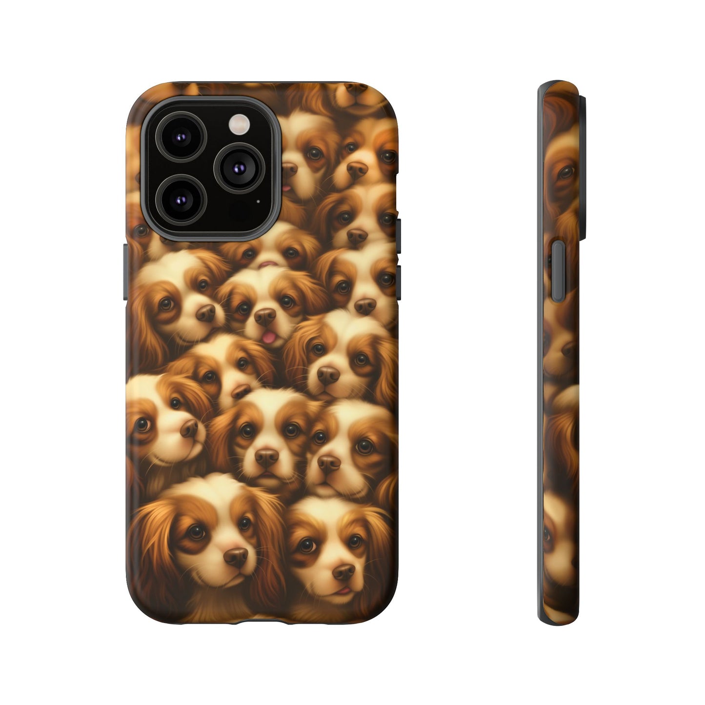 Cavalier King Charles Spaniel Phone Case – Elegant Dog Illustration