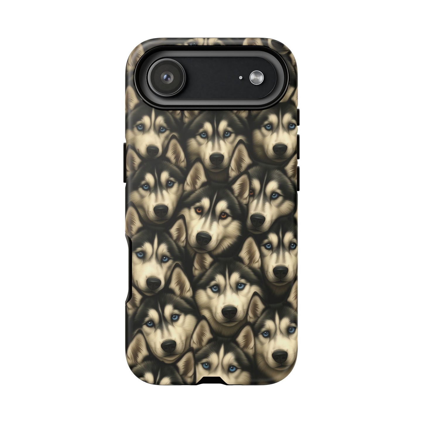 Siberian Husky Phone Case – Striking Blue-Eyed Dog Design