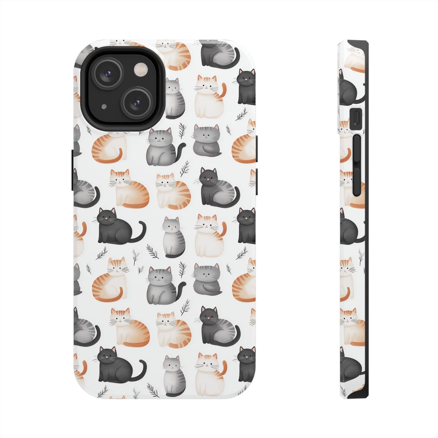 Purrfectly Cute Cat Pattern Case
