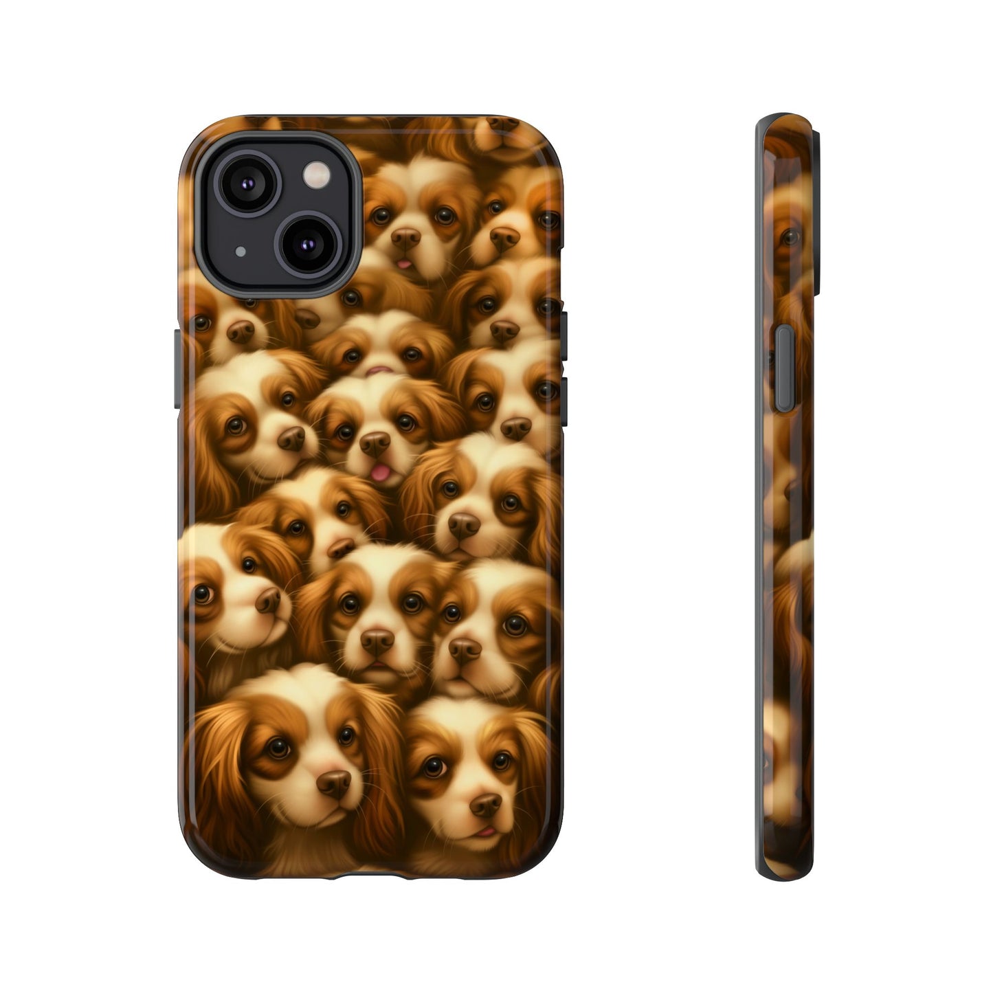 Cavalier King Charles Spaniel Phone Case – Elegant Dog Illustration