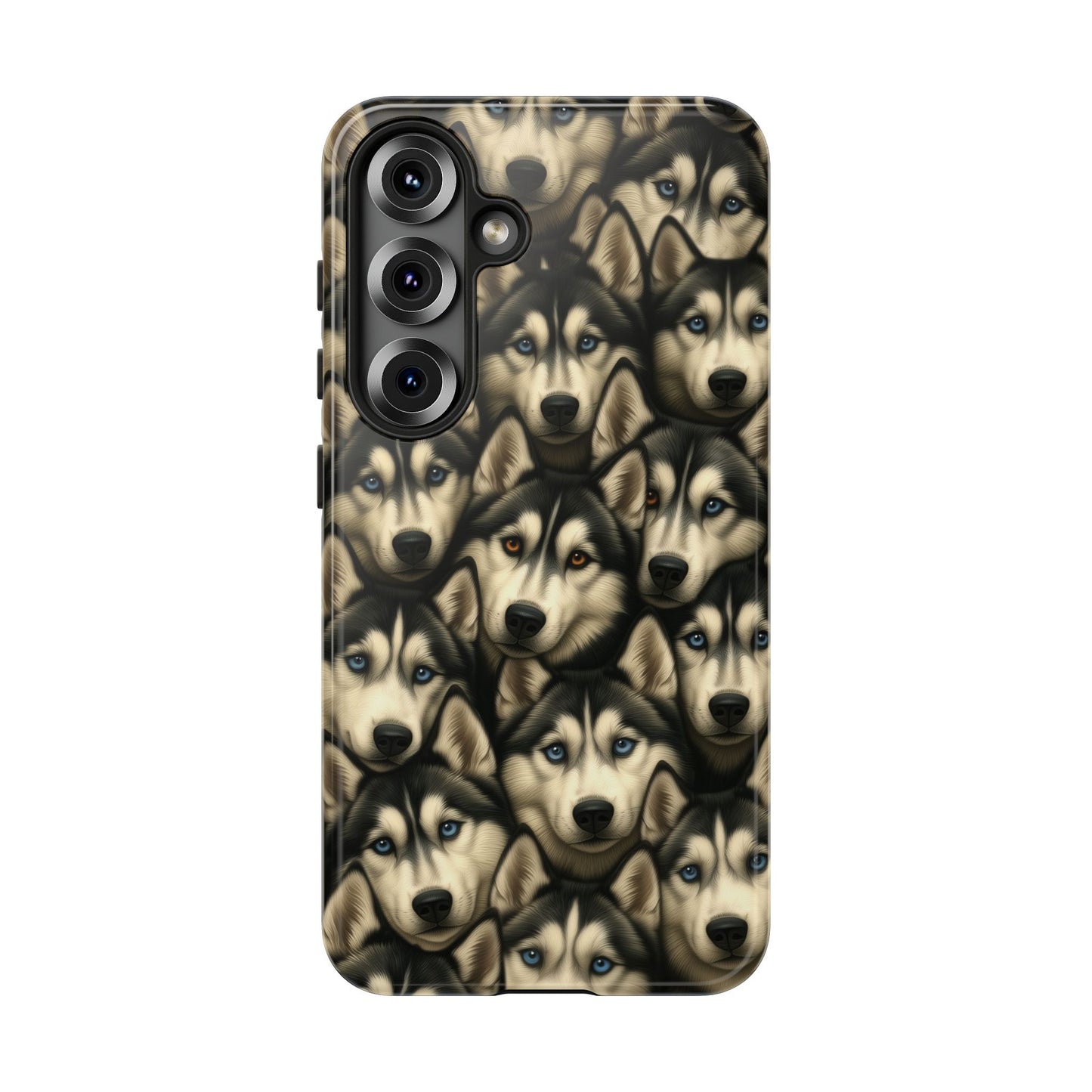 Siberian Husky Phone Case – Striking Blue-Eyed Dog Design