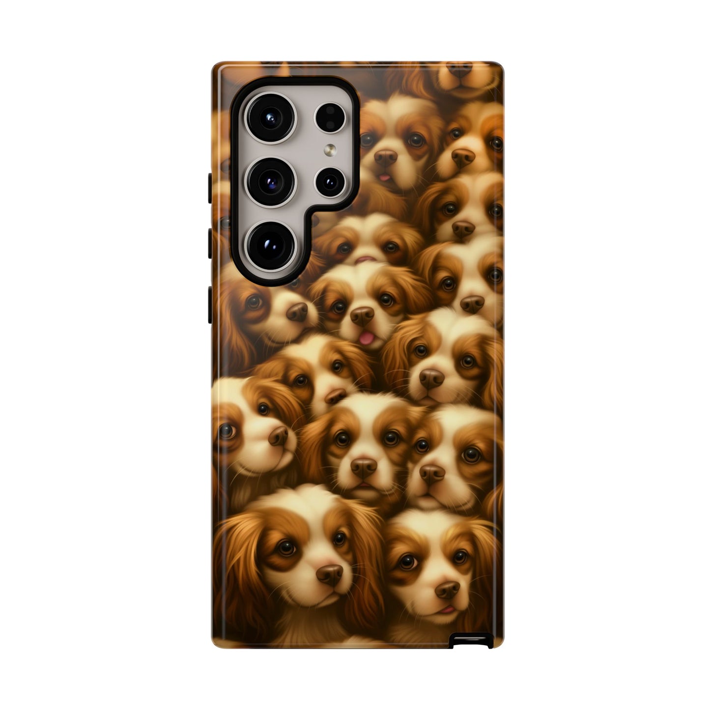 Cavalier King Charles Spaniel Phone Case – Elegant Dog Illustration