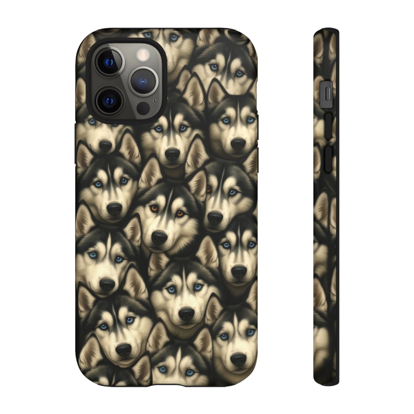 Siberian Husky Phone Case – Striking Blue-Eyed Dog Design