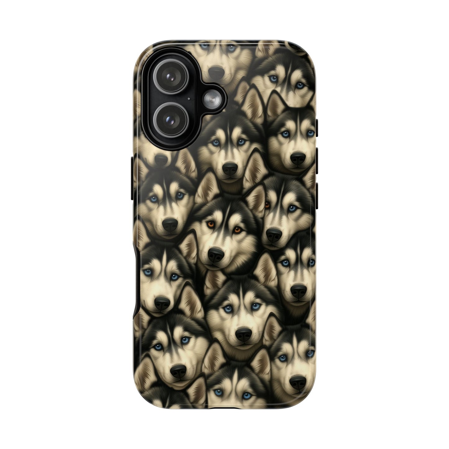 Siberian Husky Phone Case – Striking Blue-Eyed Dog Design