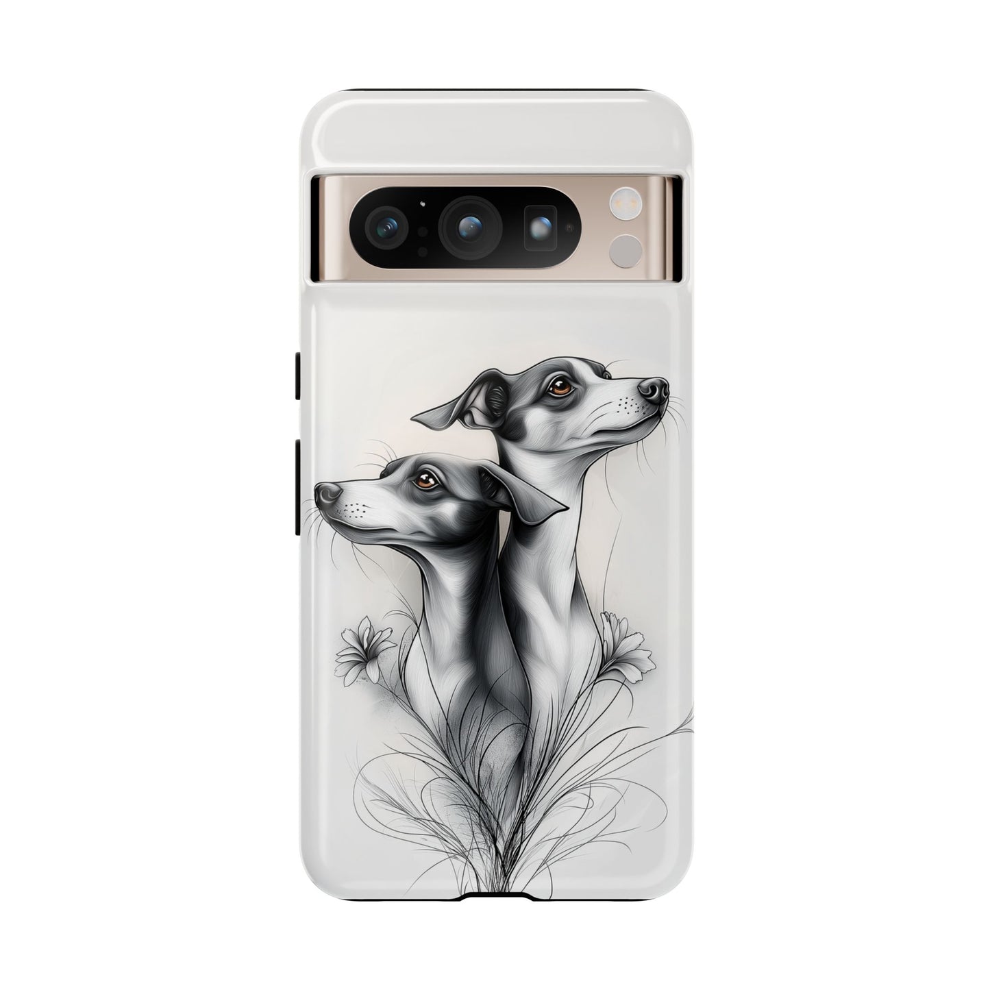 Whippet Phone Case, Elegant Dog Lover Gift