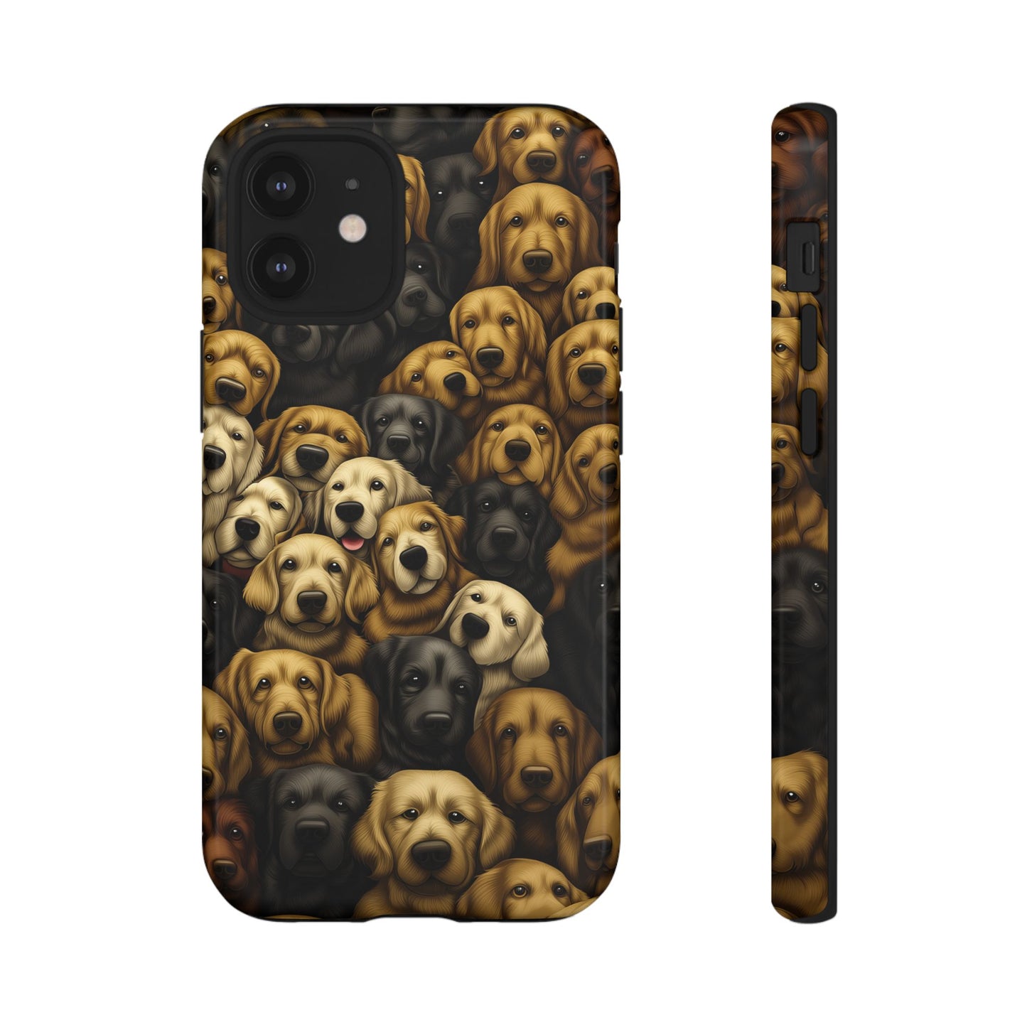 Retriever Pack Phone Case - Golden & Labrador Dog Lover Gift