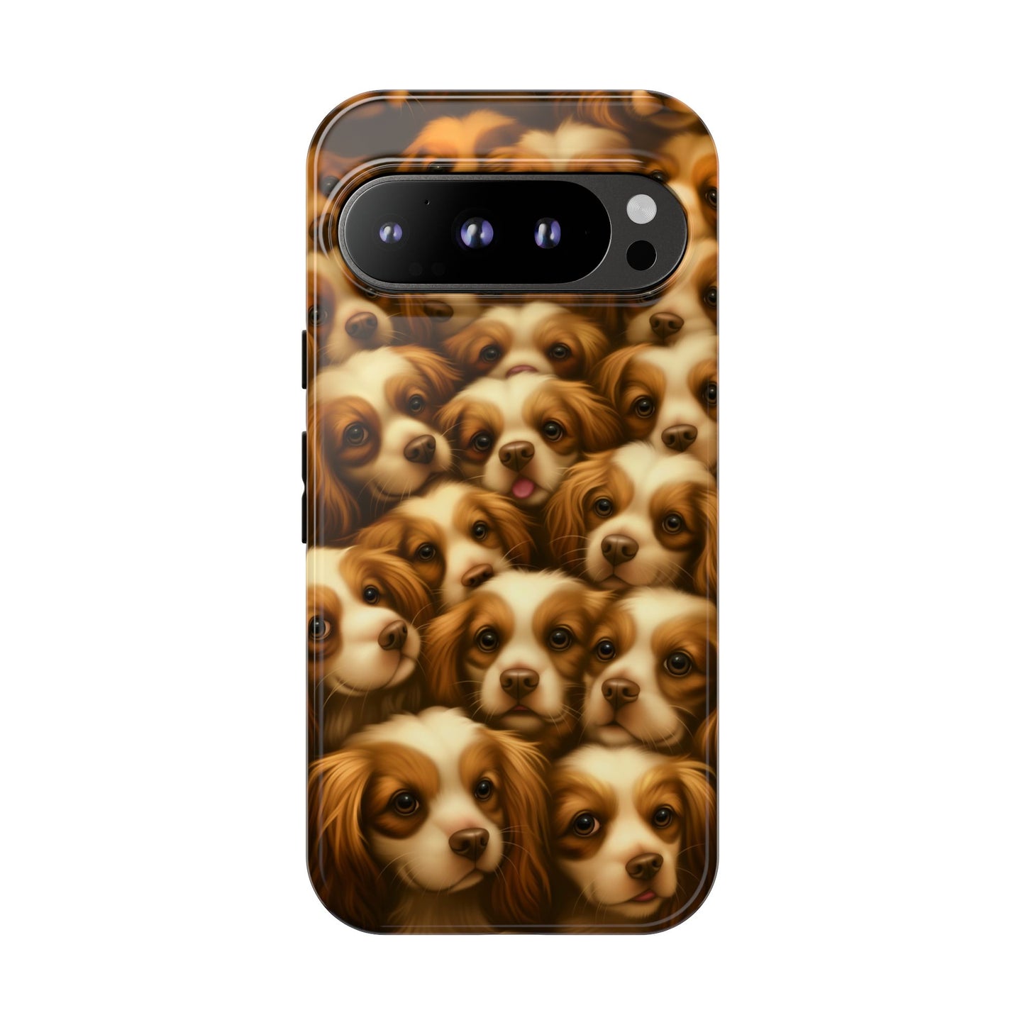 Cavalier King Charles Spaniel Phone Case – Elegant Dog Illustration